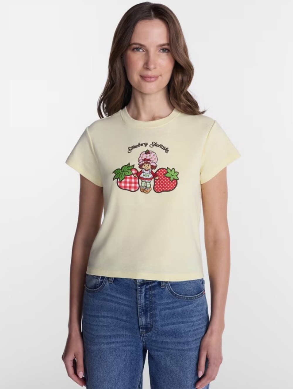 Strawberry Shortcake Graphic Short Sleeve T-Shirt Size:L NWT